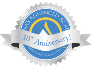 10th Anniversary Seal at Athena's Advanced Academy