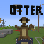 Otter made in Minecraft by Athena's Advanced Academy student, Gigi.