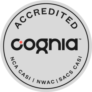 Cognia Accreditation Seal for Athena's Advanced Academy