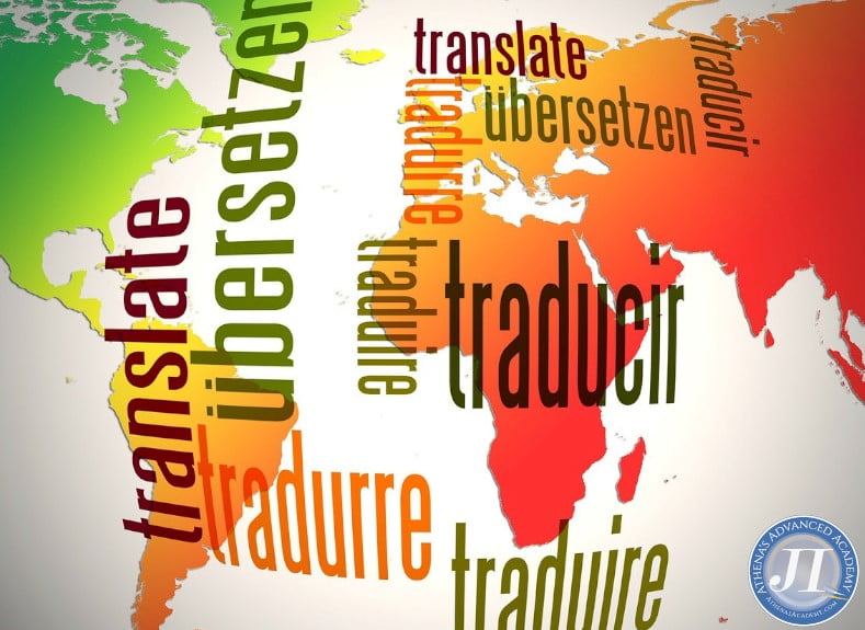 Multilingual words for Introduction to Linguistics course at Athena's Advanced Academy
