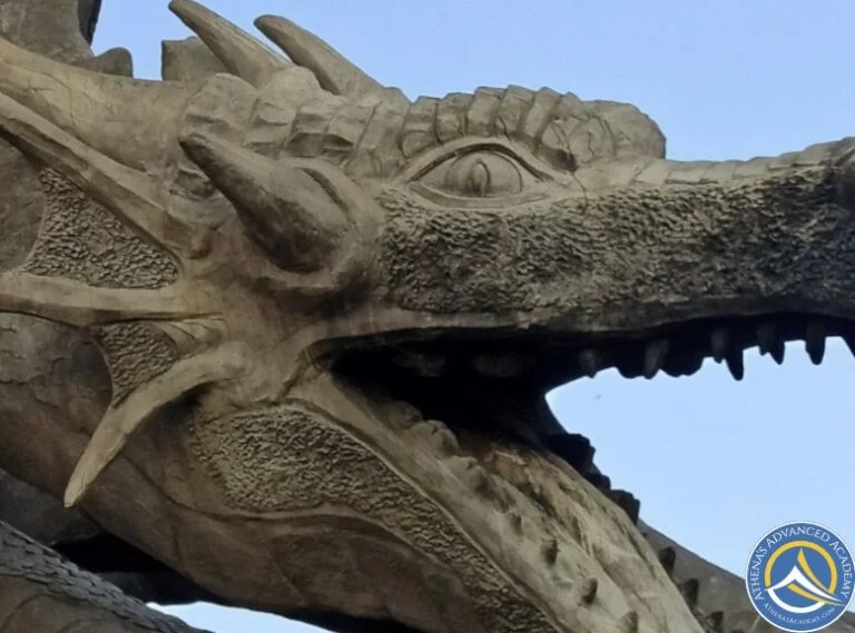 Dragon statue - Mythology through Epics